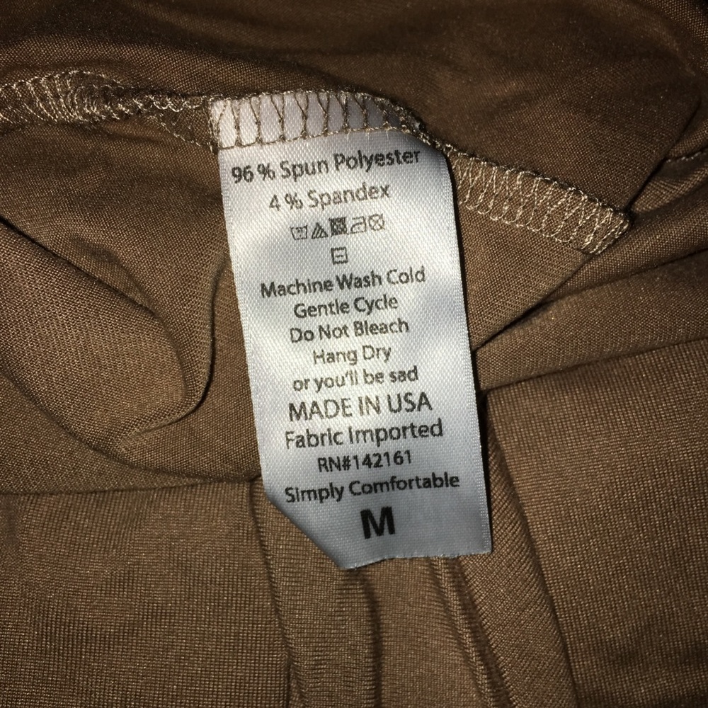 Lularoe brown faux top - Picture 4 of 4